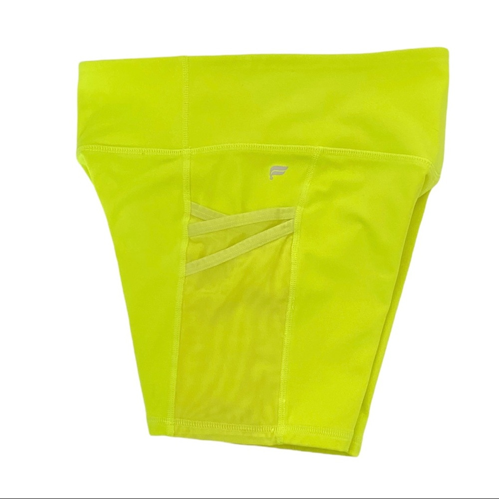 Fabletics Neon Yellow Green Trinity Mid-Rise Pock… - image 5